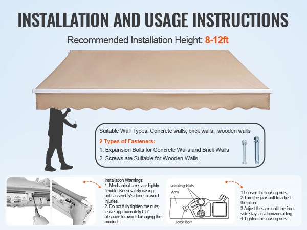 Asennuskorkeuden havainnollistus
