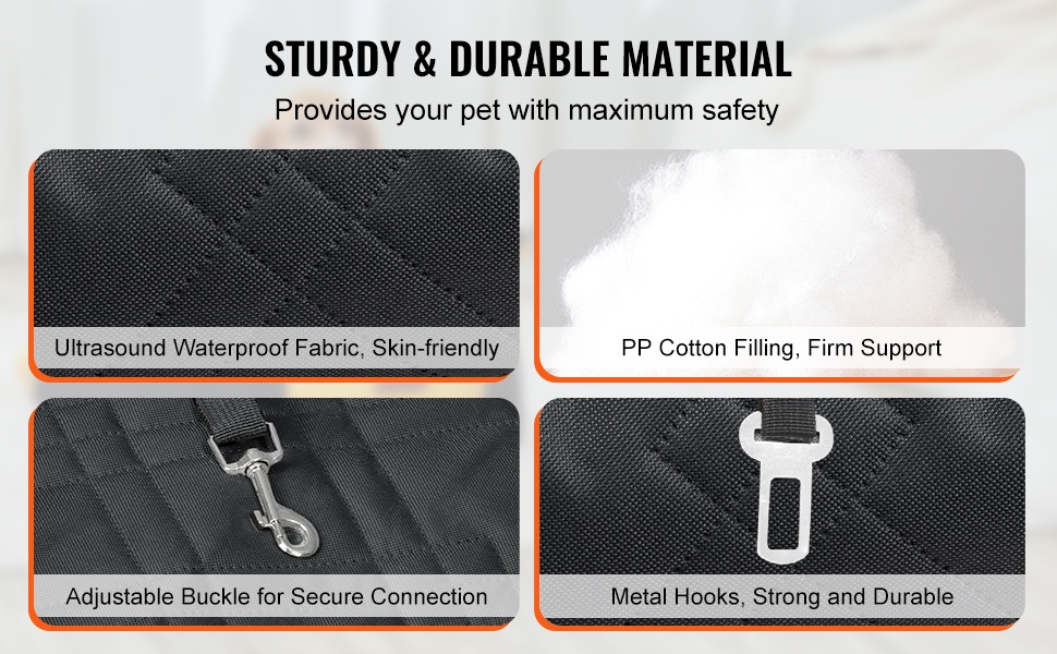 Vedenpitävä Oxfordin kangas ja pehmeä täyte