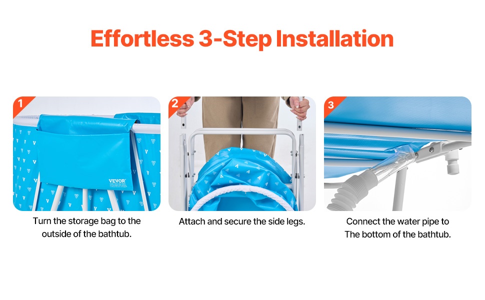 Helposti koottava pesuallas