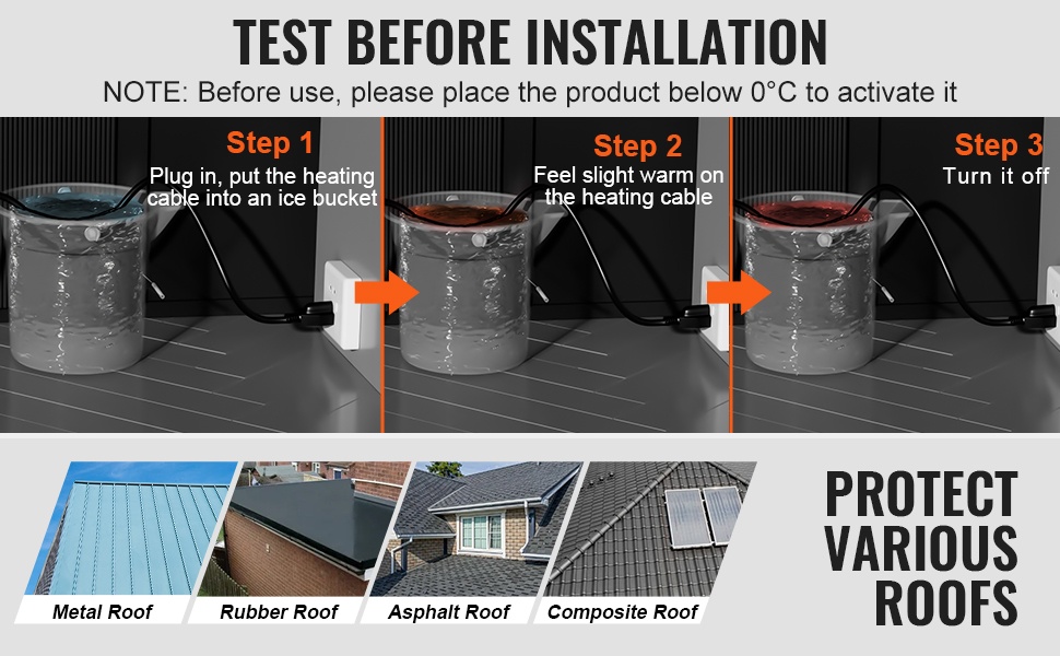 Katon ja räystäiden jäänsulatuskaapeli