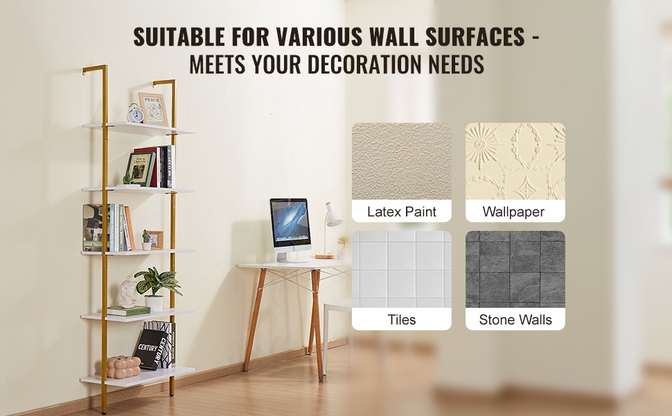 Helposti koottava seinähylly