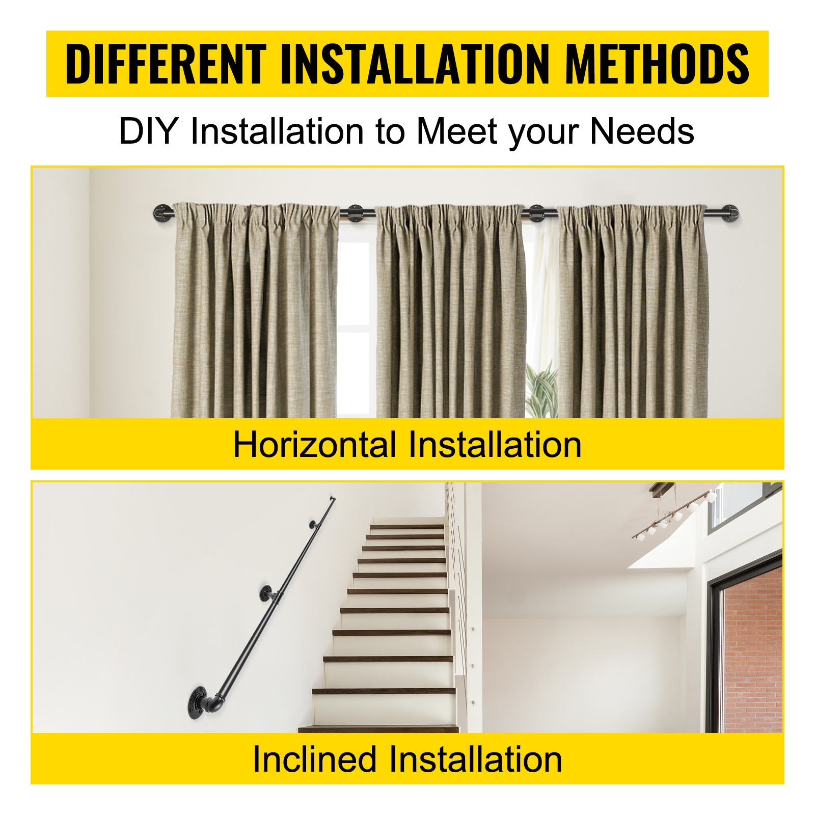 Useita asennustapoja