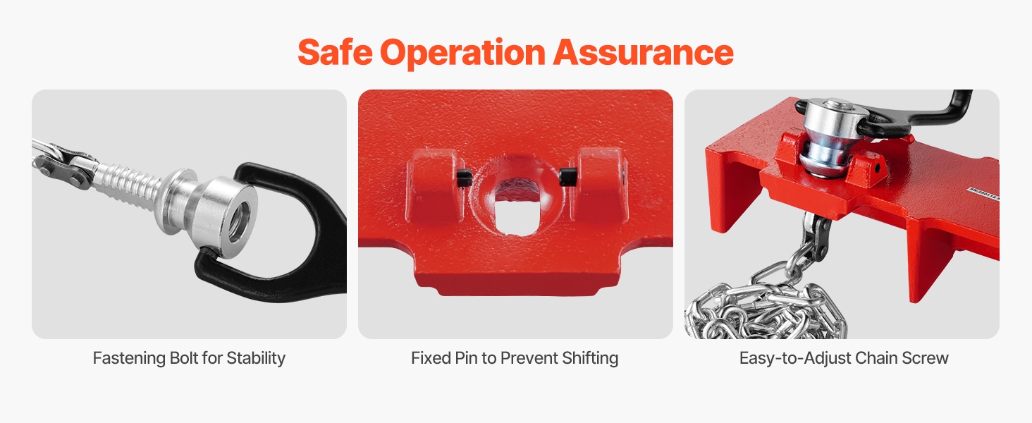 Kiintotapit ja ketjuruuvit turvalliseen kiinnitykseen