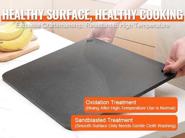 Pizzateräslevyn sileä pinta