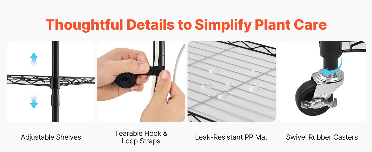 Säädettävät hyllyt ja yksityiskohdat