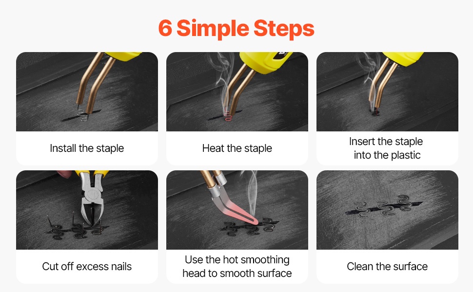 Muovihitsauksen vaiheet