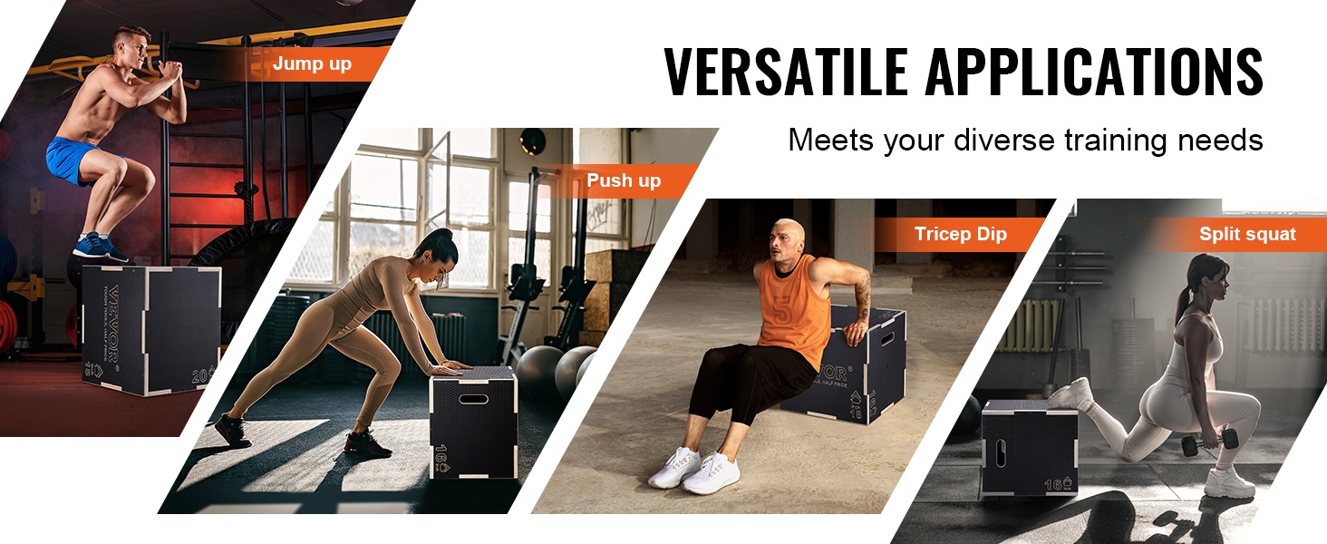 Esimerkki erilaisista harjoituksista plyometriaboksilla