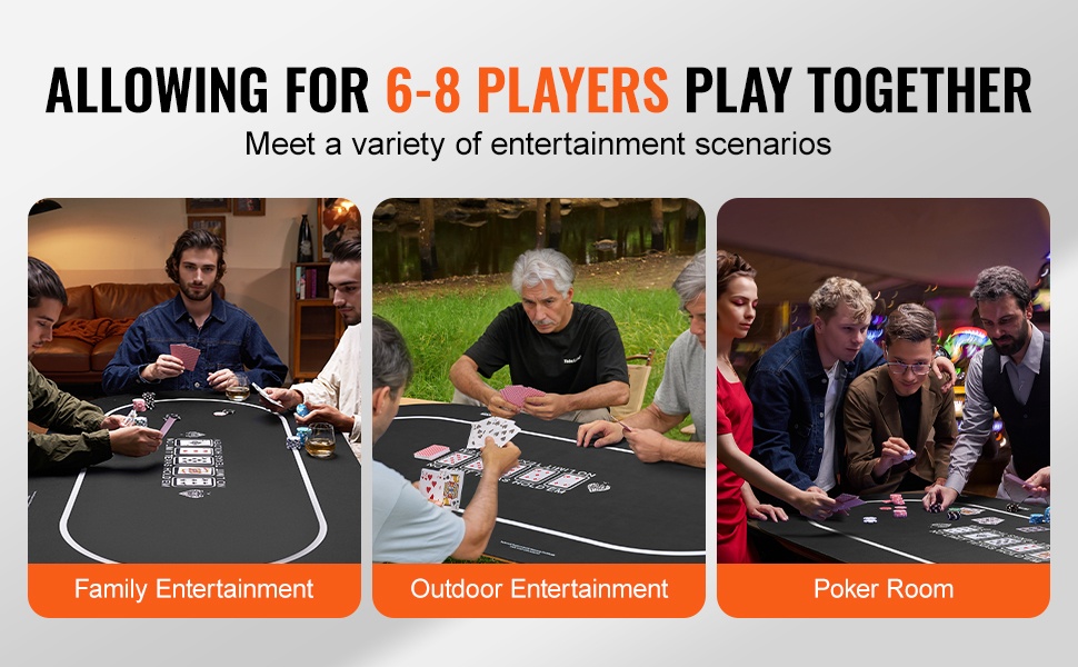 Suuri pokerimatto usealle pelaajalle