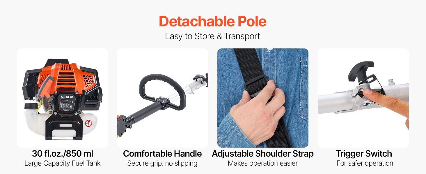 Ergonominen kahva ja olkahihna