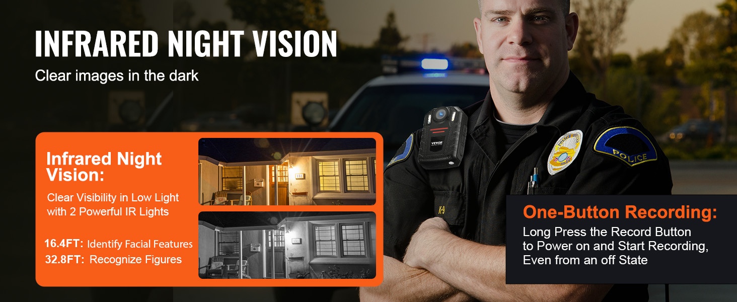 Rintakameran pimeänäkö ja kestävä rakenne