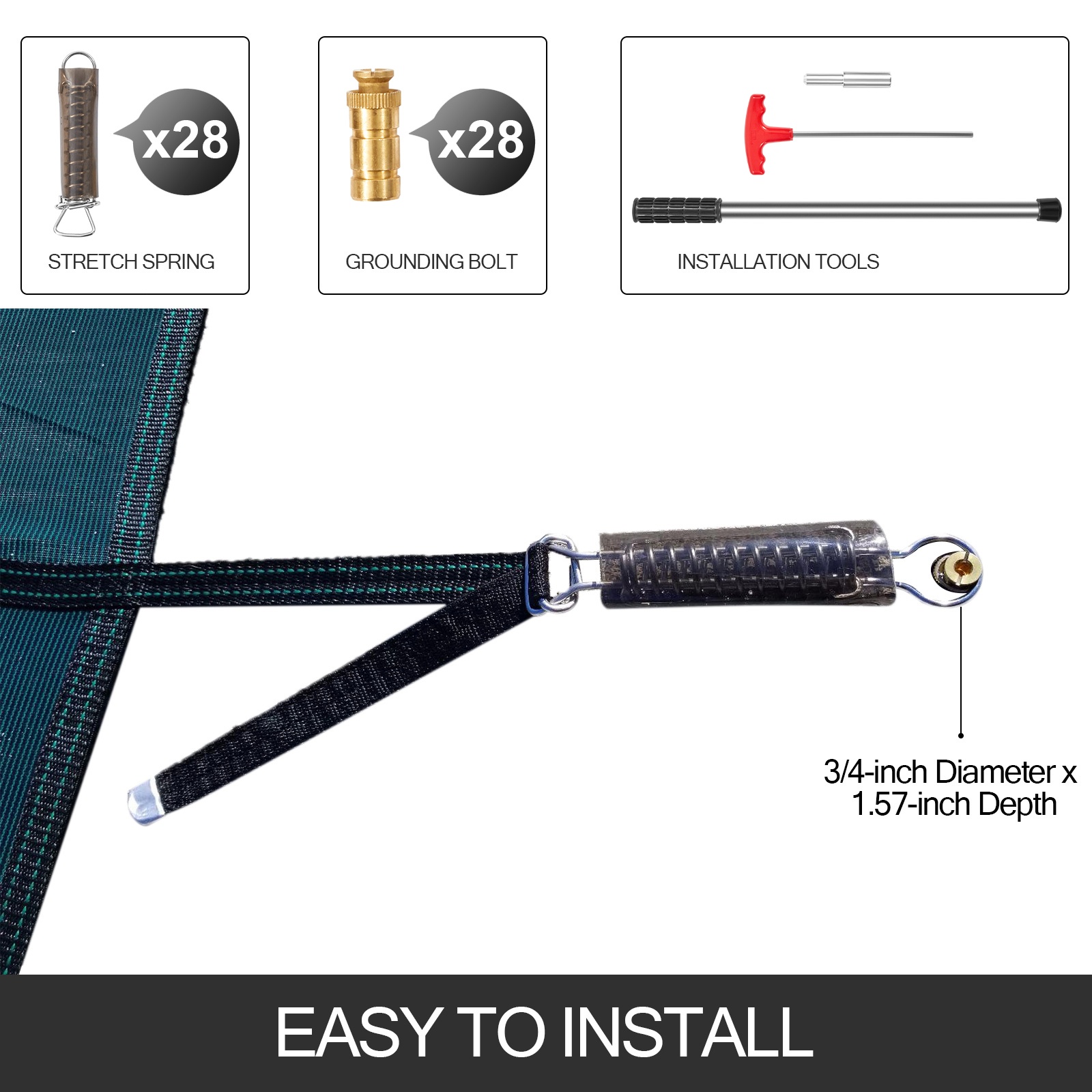 Vedenpoistoaukot allaspeitteessä