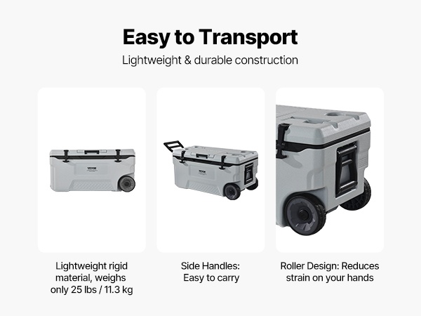 Helposti liikuteltava kylmälaukku
