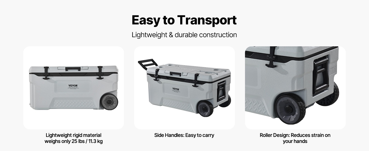 Kylmälaukku pyörillä ja kahvalla