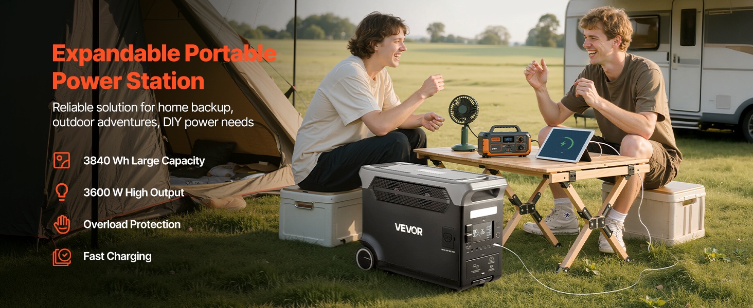 Kannettava virtalähde 3600W näkymä 1