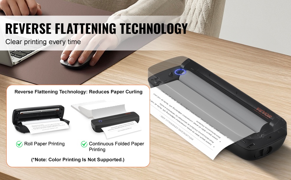 Musteeton lämpötulostustekniikka