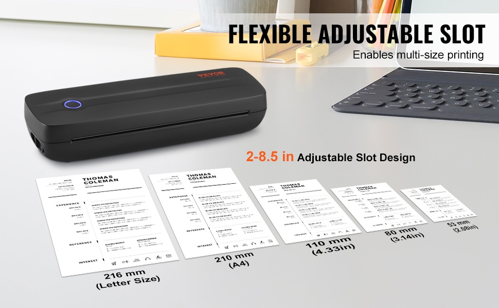 Selkeä ja tasainen tulostusjälki