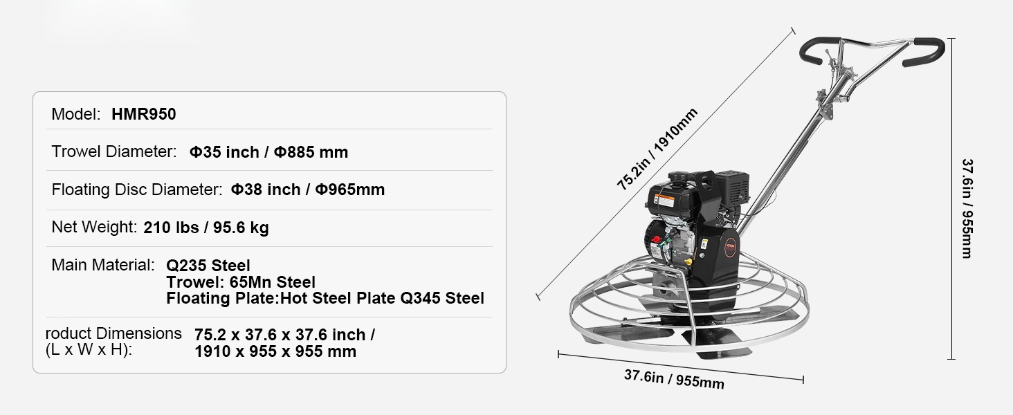 Koneen mitat ja rakenne