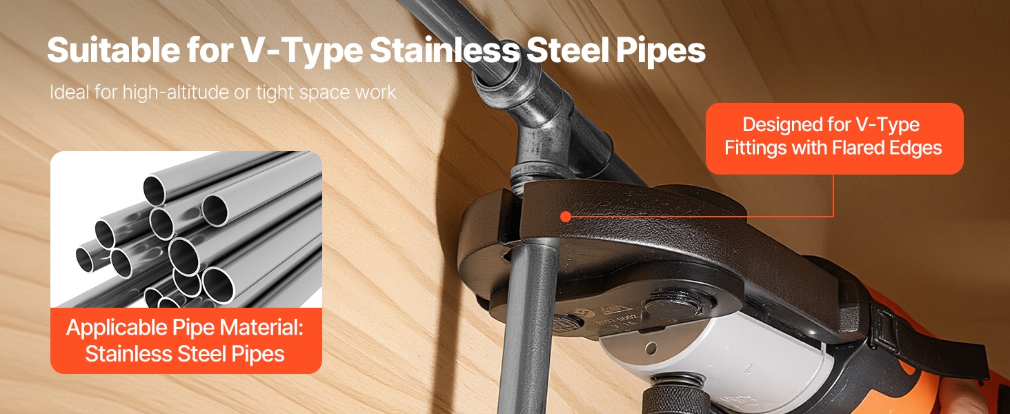 Sopivuus V-tyypin ruostumattomille teräsputkille