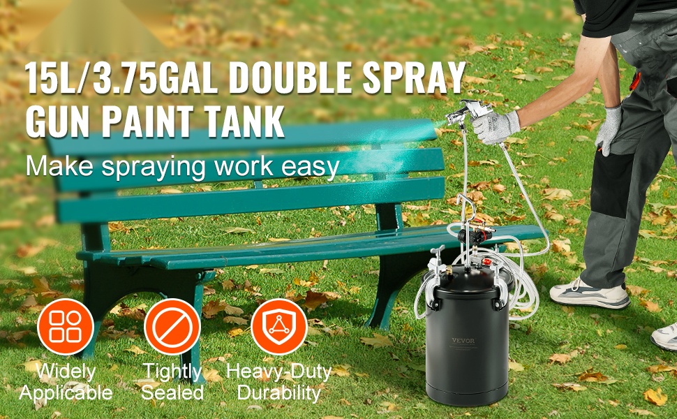 Painevärisäiliö 15L/3.75gal