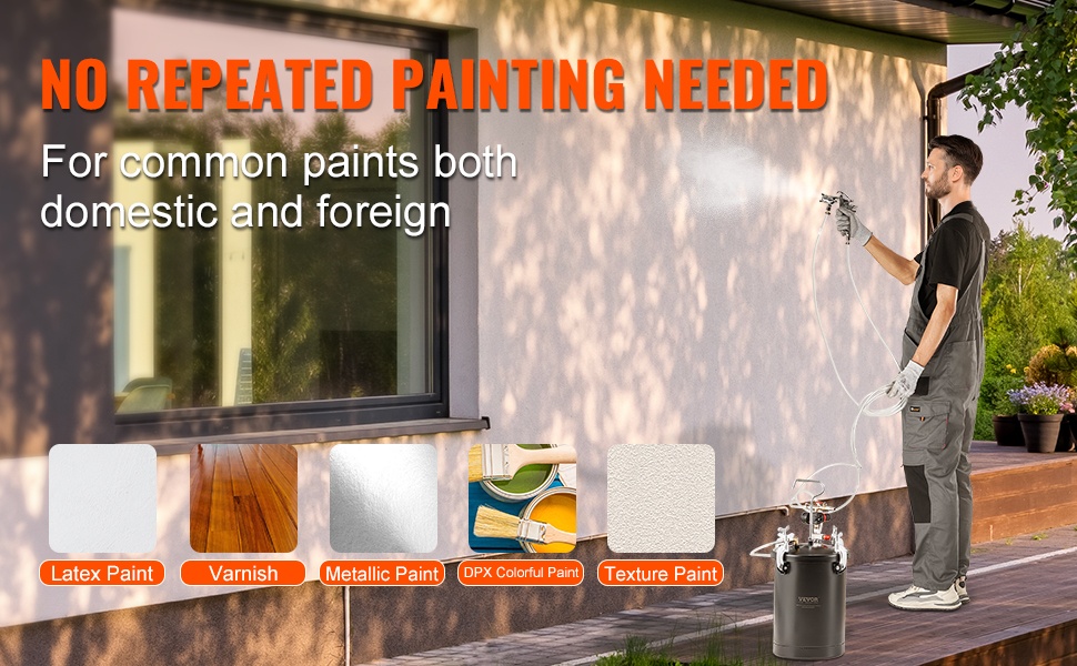 Painevärisäiliö säädettävillä napeilla