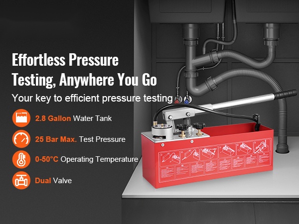 Painekoepumpun rakenne ja komponentit