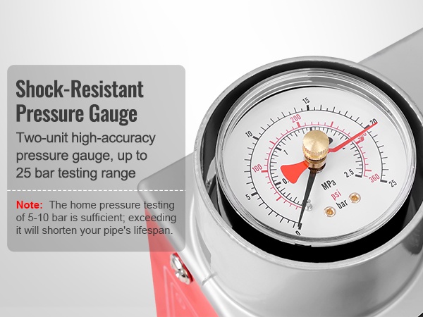 Painemittarin tarkka asteikko