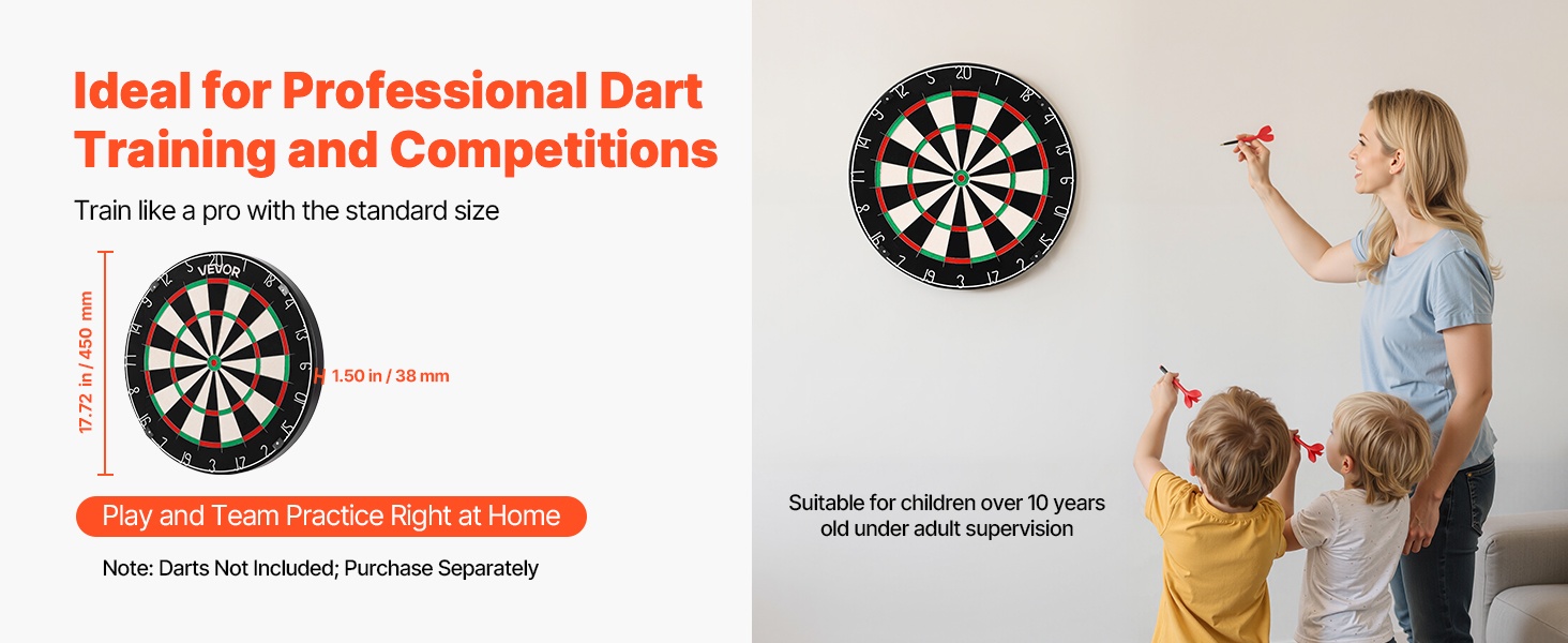 Darttaulu käytössä, pehmeät kärjet