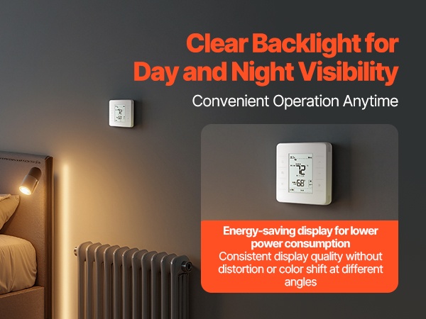 Näytön selkeä lämpötilanäkymä