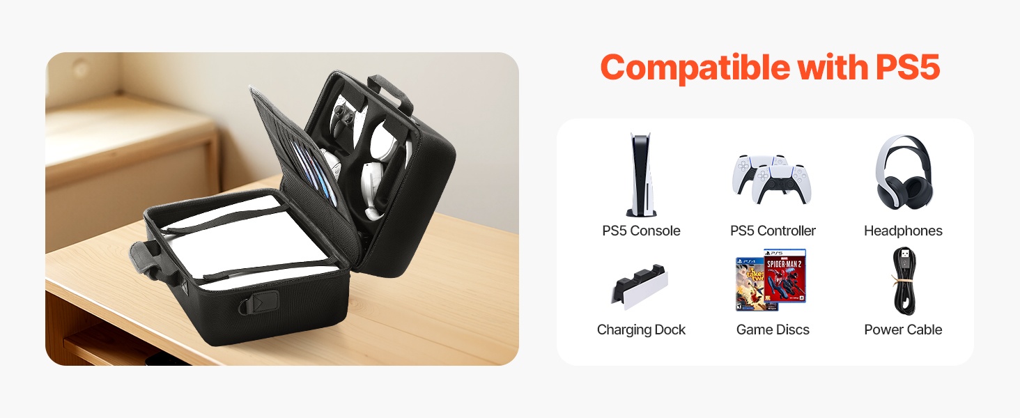 Räätälöity sisätila PS5 Slim -konsolille