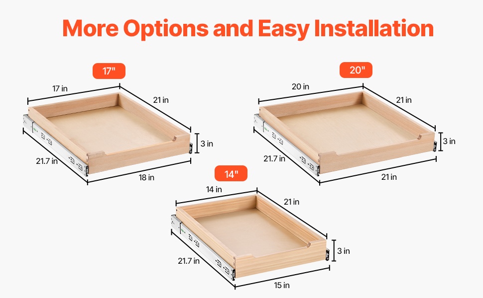Ulosvedettävä laatikko asennettuna kaappiin