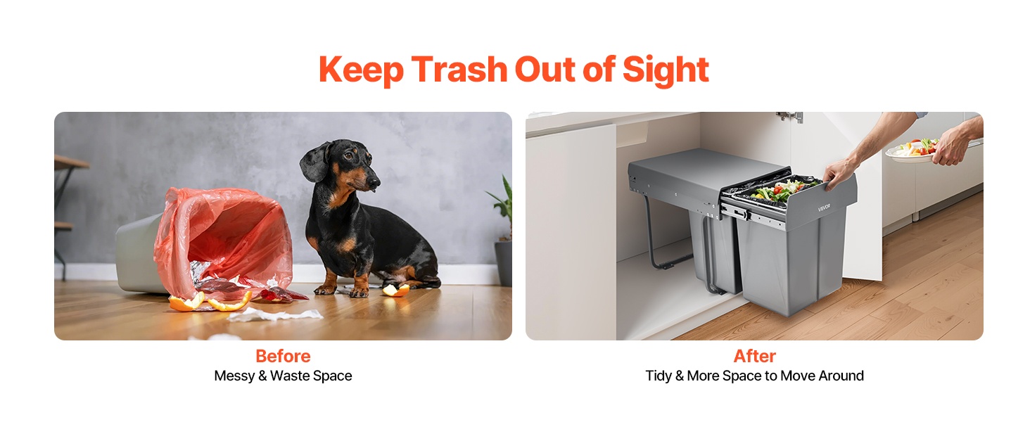 Kaapin sisään piilotettava jätevaunu