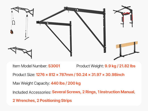 Leuanvetotangon yksityiskohtia