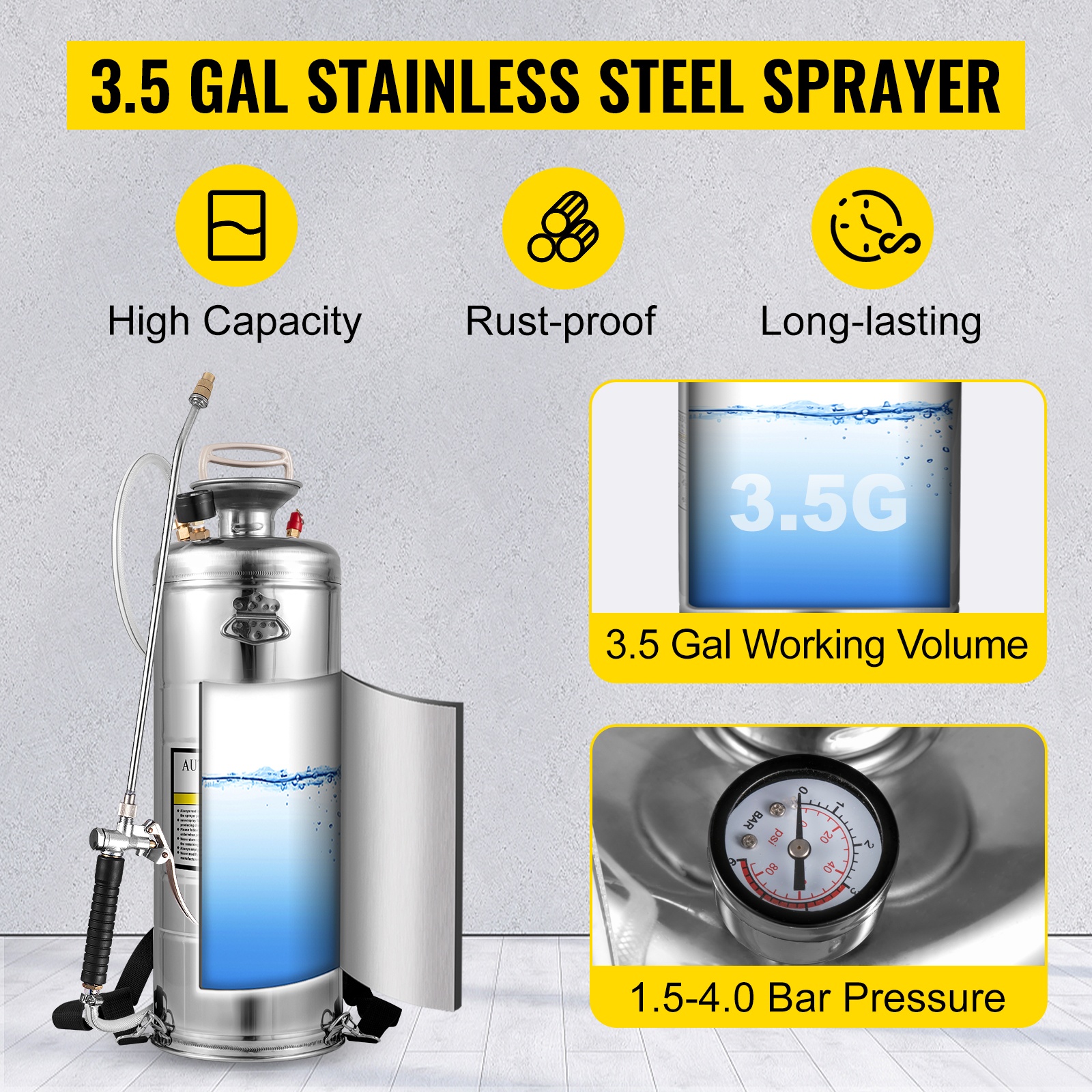 Ruostumaton painepullo käytössä