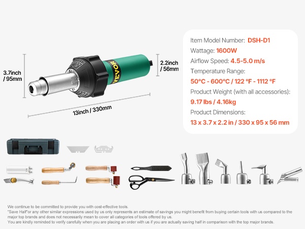 Hitsauspakkauksen sisältö järjestettynä