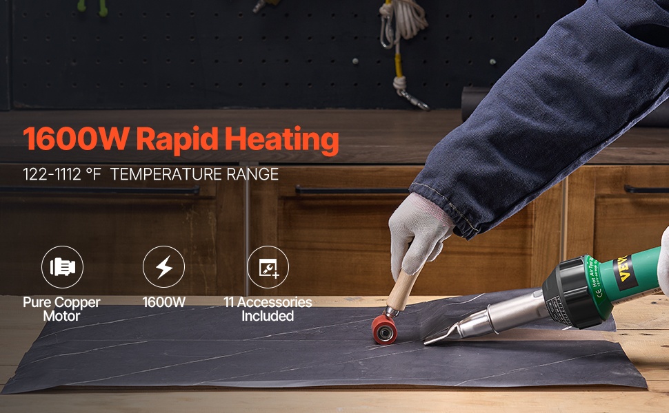 Muovihitsain ja tarvikkeet