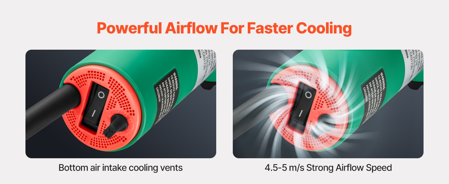 Tehokas ilmavirtaus ja jäähdytys