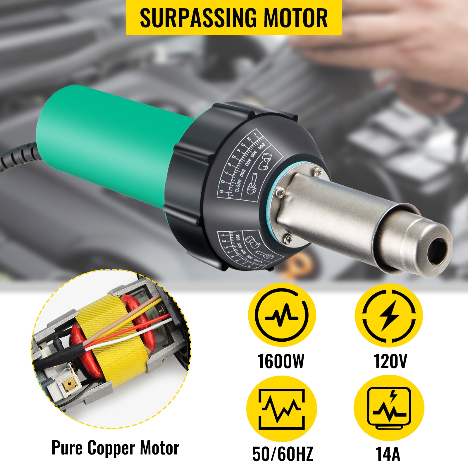 Tehokas kuparimoottori