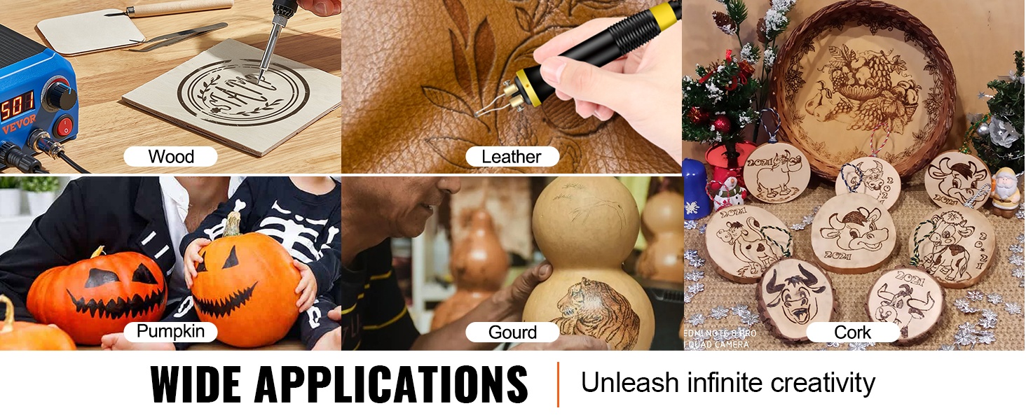 Puupolttosovellukset eri materiaaleille