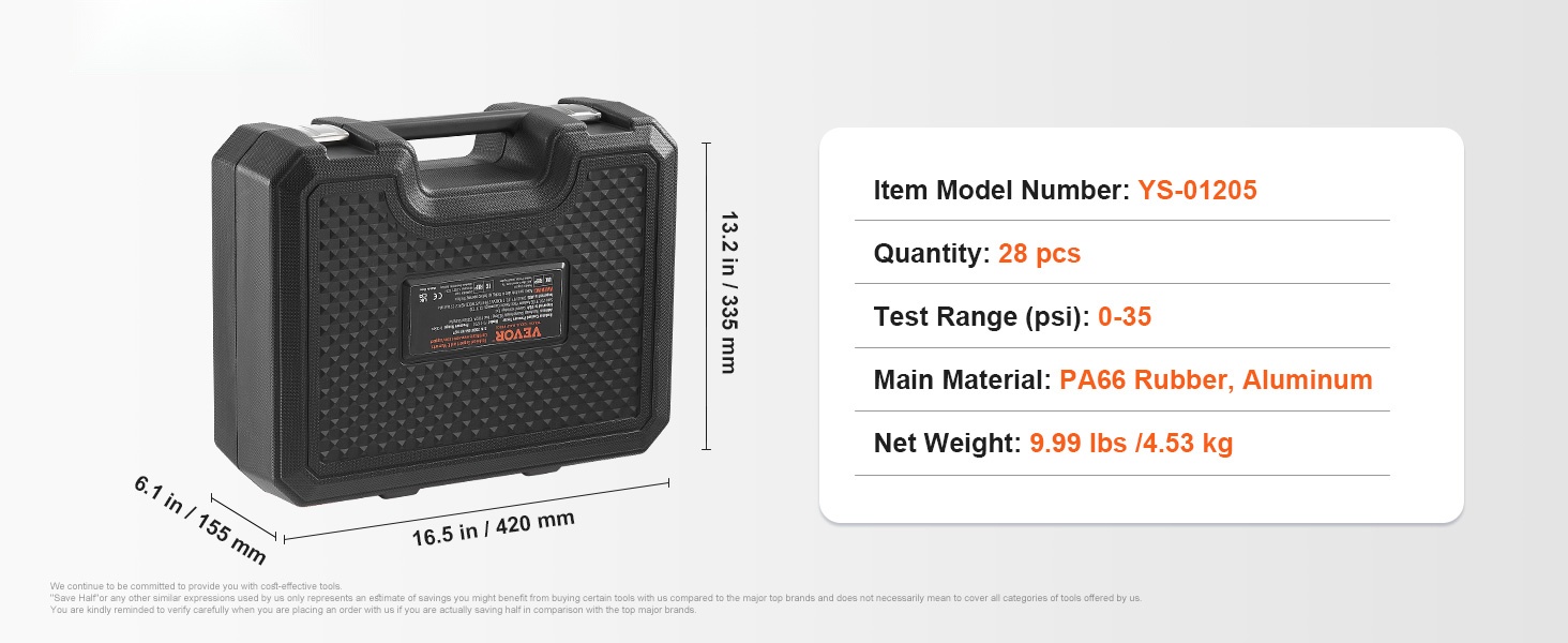 Jäähdyttimen painetesterisarja käytössä