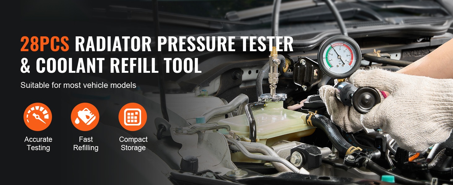 Jäähdyttimen painetesterisarja