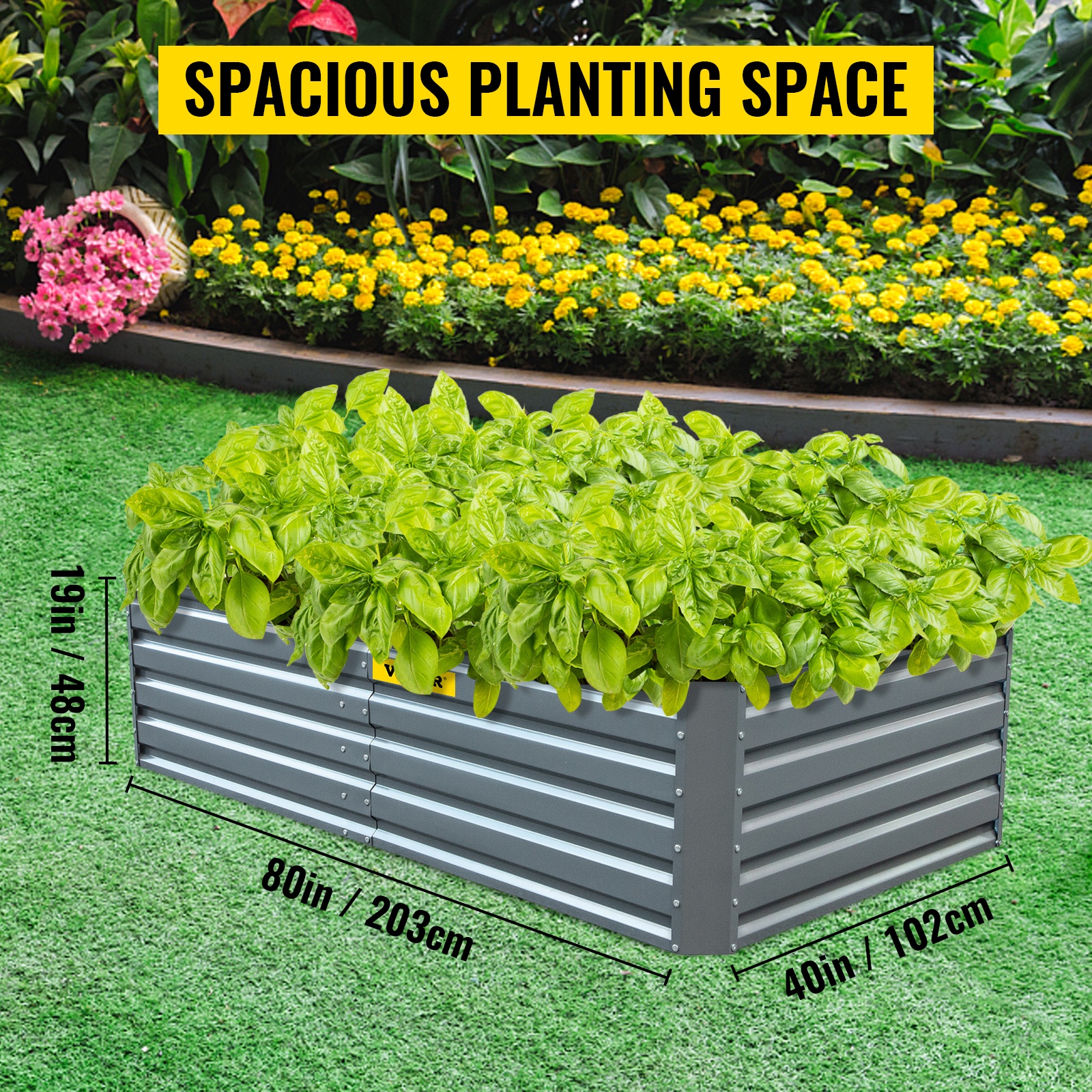 Tilava kasvatuslaatikon istutustila