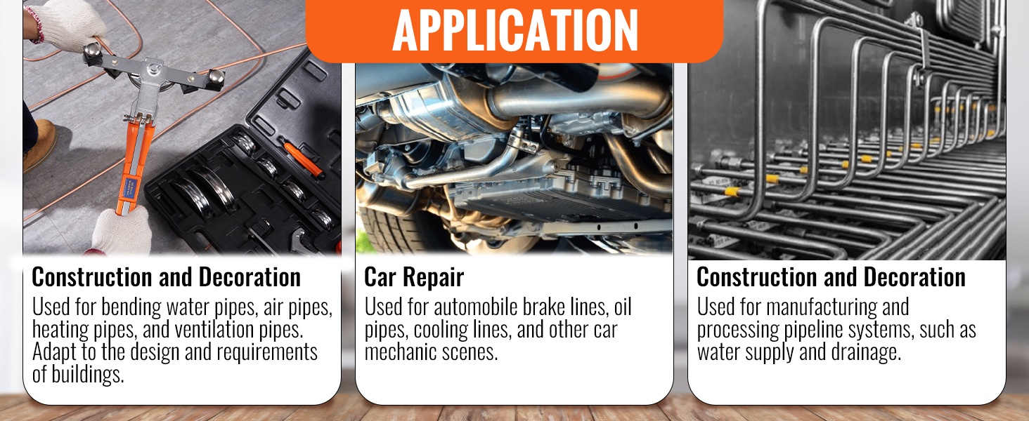 Putkentaivutin monipuolinen käyttö