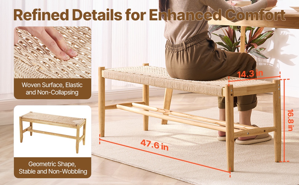 Rottinkipenkki, geometrinen jalkarakenne