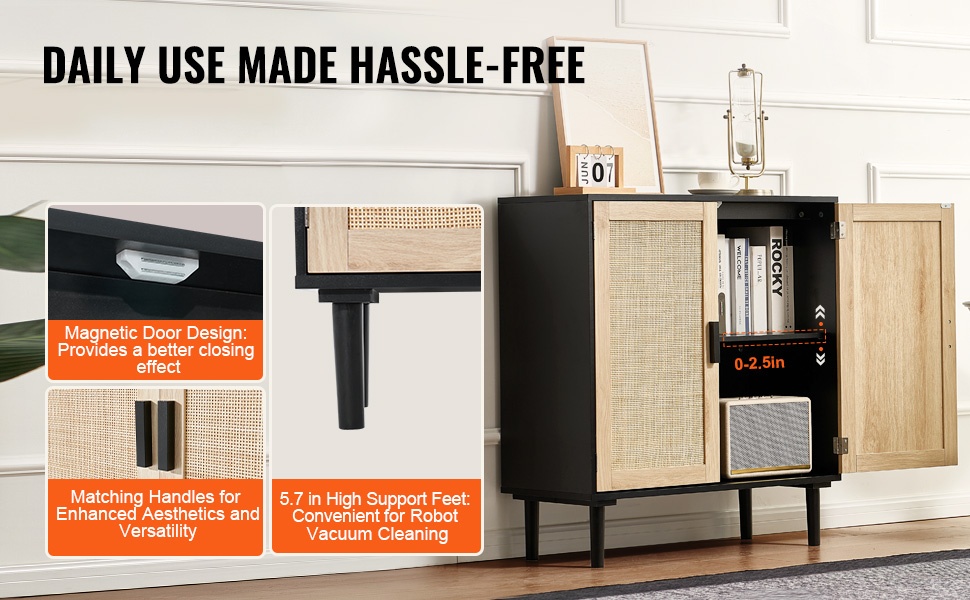 Säädettävät hyllyt ja käytännölliset yksityiskohdat