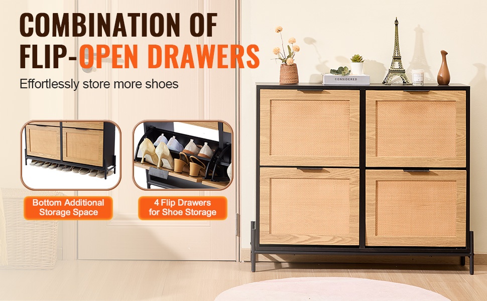 Kerroksellinen sisärakenne kenkien säilytykseen