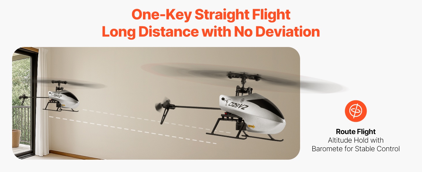 RC-helikopteri suuntariippumaton tila