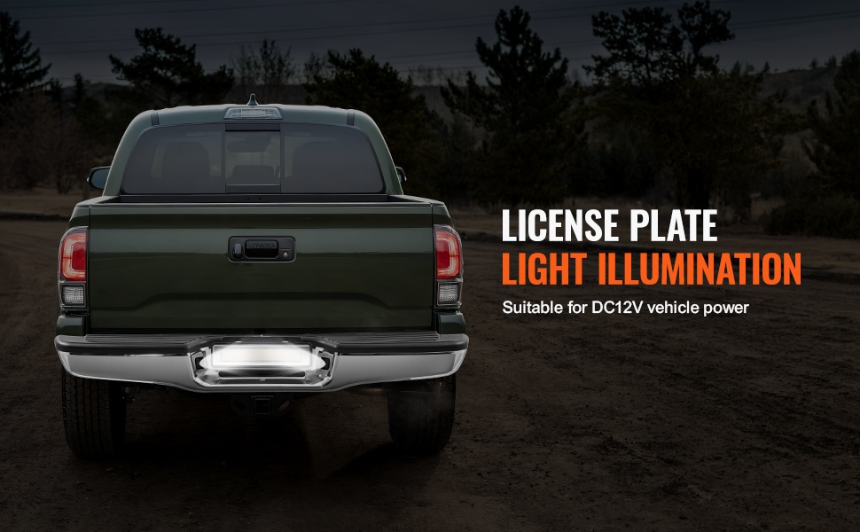 Rekisterikilven valot takapuskurissa