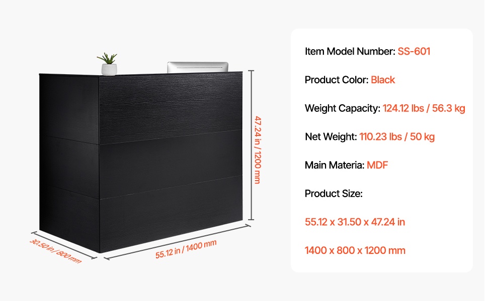 Vastaanottotiski käyttötilassa