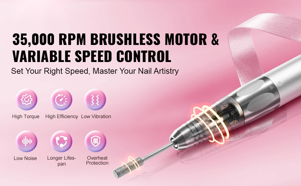 Sähkökynsiviila harjattomalla moottorilla