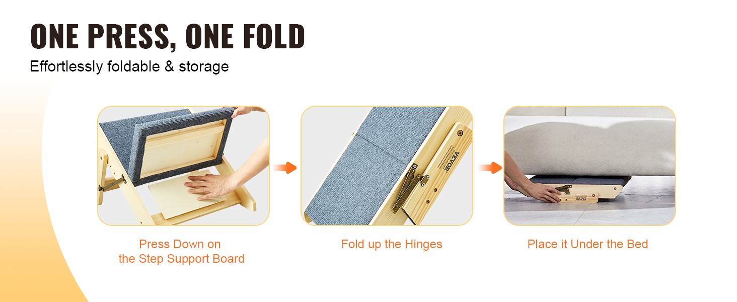 Taitettavat ja helposti säilytettävät lemmikkitikkaat